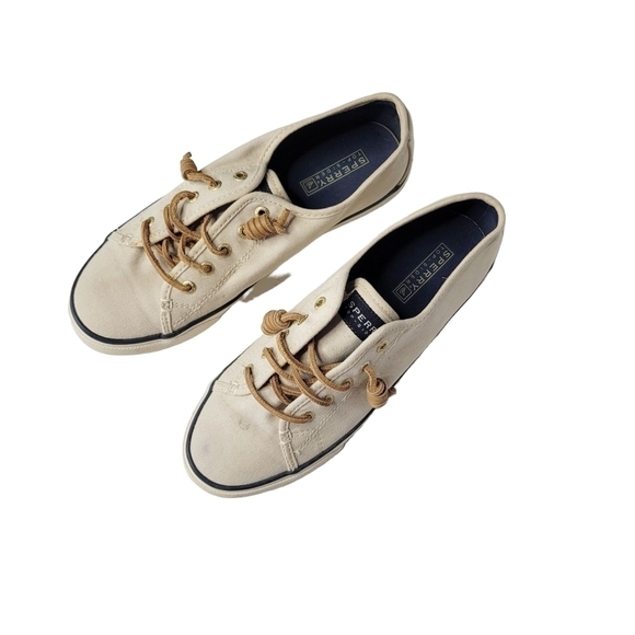 Sperry Top-Sider Seacoast Canvas Sneaker Size 7.5 - Picture 1 of 7